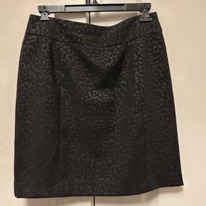 Cynthia Rowley black textured skirt size 4